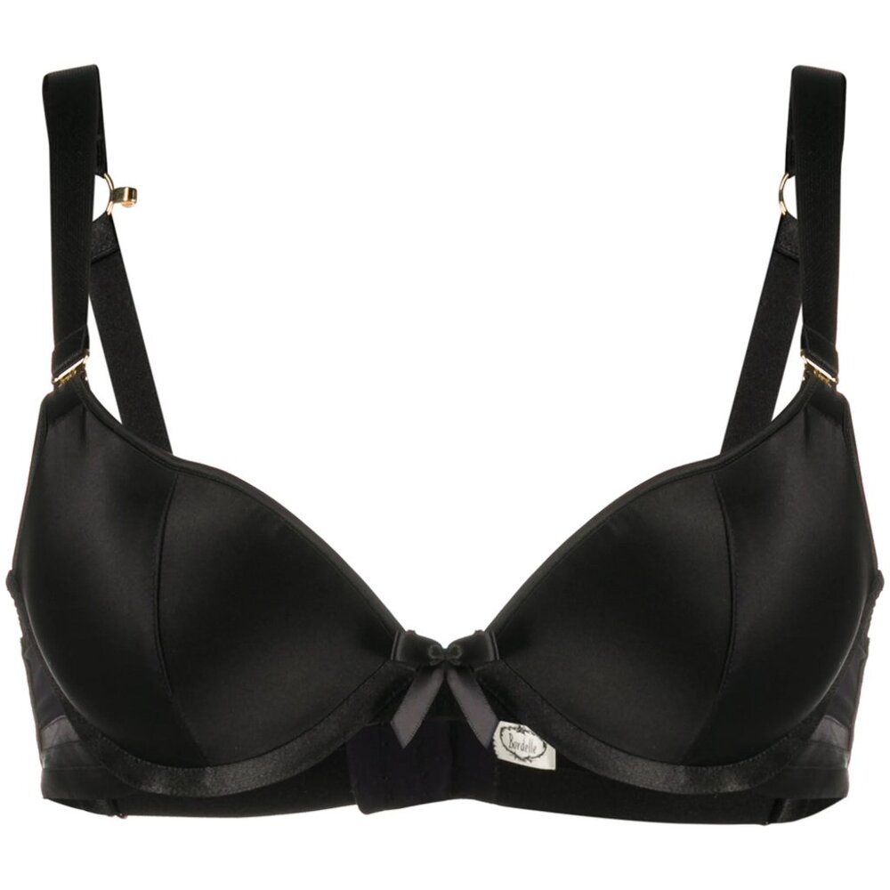 Bordelle / Signature Silk Push-Up Bra / Size Medium (32D/34C)